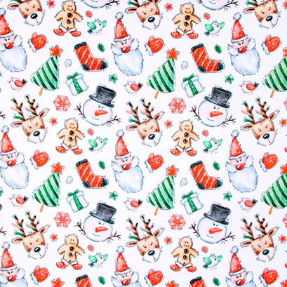 Cloud Cuddle® Print - Santas Multi Yardage