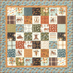Cowboy Squares Quilt Kit Primary Image