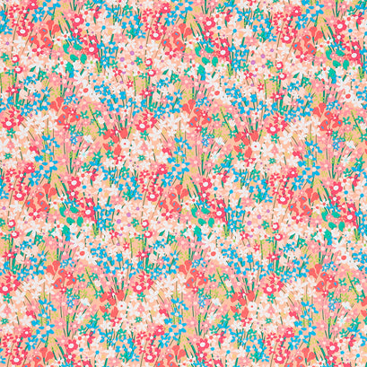 West Palm - Seaside Garden Coral Yardage