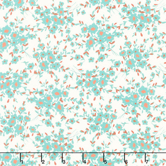 Spirited - Calico Days Aqua Yardage