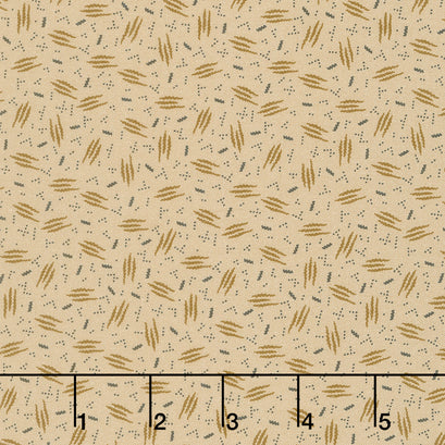 Grandpa's Journal - Dots and Dash Tan Yardage