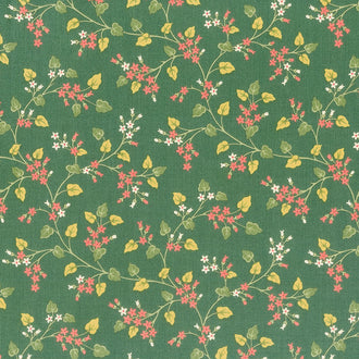 Green Thumb - Flower Vine Cedar Yardage