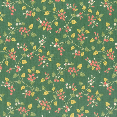 Green Thumb - Flower Vine Cedar Yardage