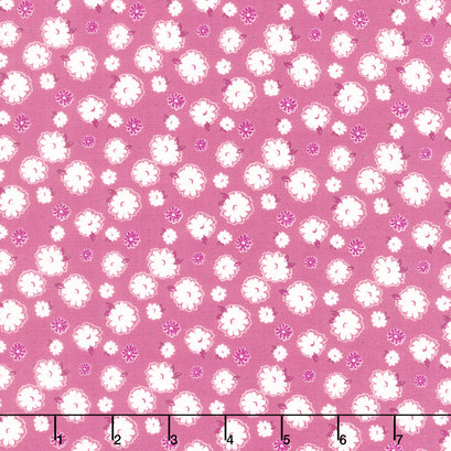 Adel in Summer - Zinnias Purple Yardage
