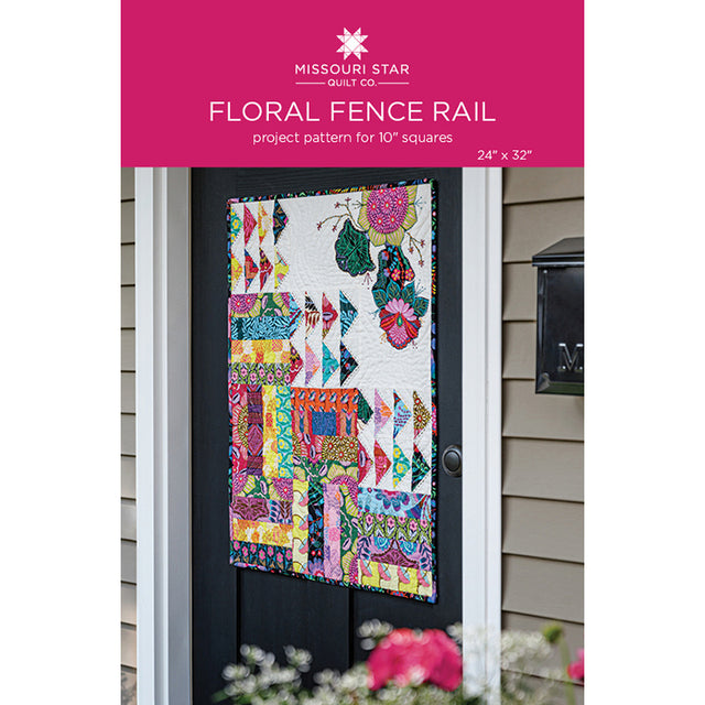 Floral Fence Rail Quilt Pattern by Missouri Star Primary Image