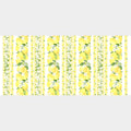 Lemon Bouquet - 11" Stripes Lemon Digitally Printed Yardage