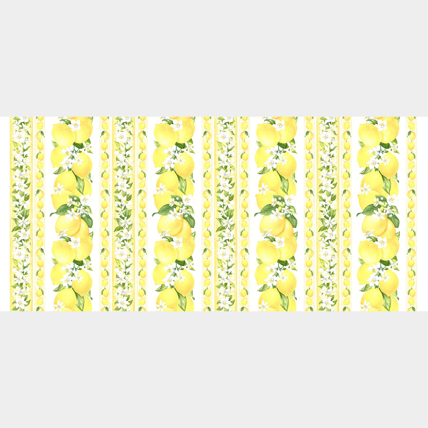 Lemon Bouquet - 11" Stripes Lemon Yardage Alternative View #1