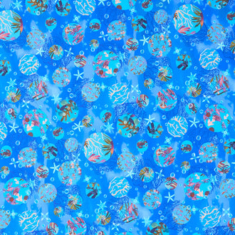 Oceanica - Bubbles Blue Yardage