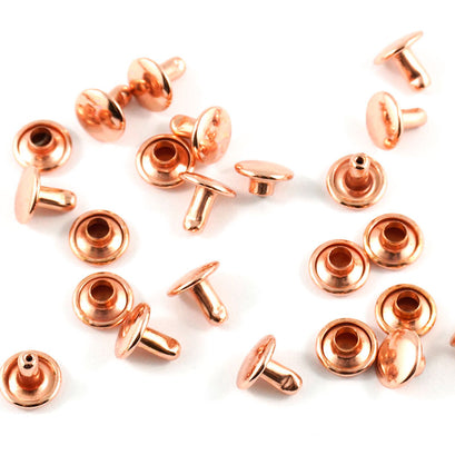 Emmaline Double Cap Rivets - Small Copper