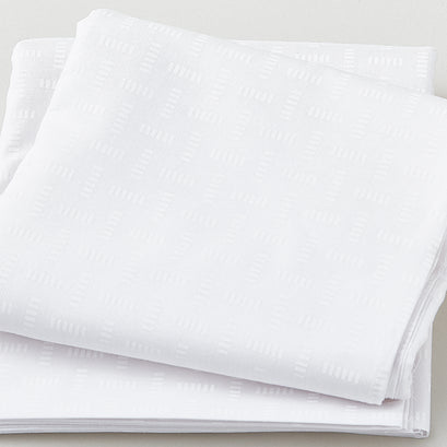 Morning Mist VIII - White on White Spaced Bars 3 Yard Cut