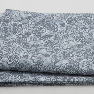 Isadora - Tonal Floral Stone 108" Wide 3 Yard Cut