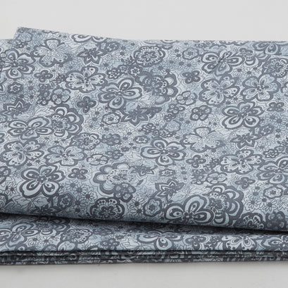 Isadora - Tonal Floral Stone 108" Wide 3 Yard Cut