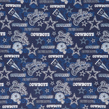 NFL - Dallas Cowboys Navy White Yardage Primary Image