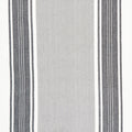 Easy Living Toweling - Wide Stripe Silver Black 18" Wide Yardage Primary Image