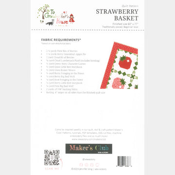 Strawberry Basket Quilt Pattern Alternative View #1