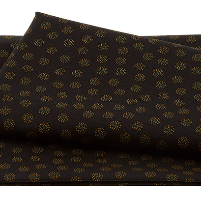 Ebony & Onyx - Clustered Dots Black 2 Yard Cut