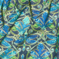 Luminosity - Dragonfly Damask Navy Multi Yardage Alternative View #1