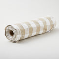 Easy Living Toweling - Big Checks Flax Off White 18" Toweling Yardage