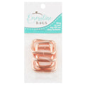 Emmaline 1" Rectangular Rings - Set of Four Copper Alternative View #1
