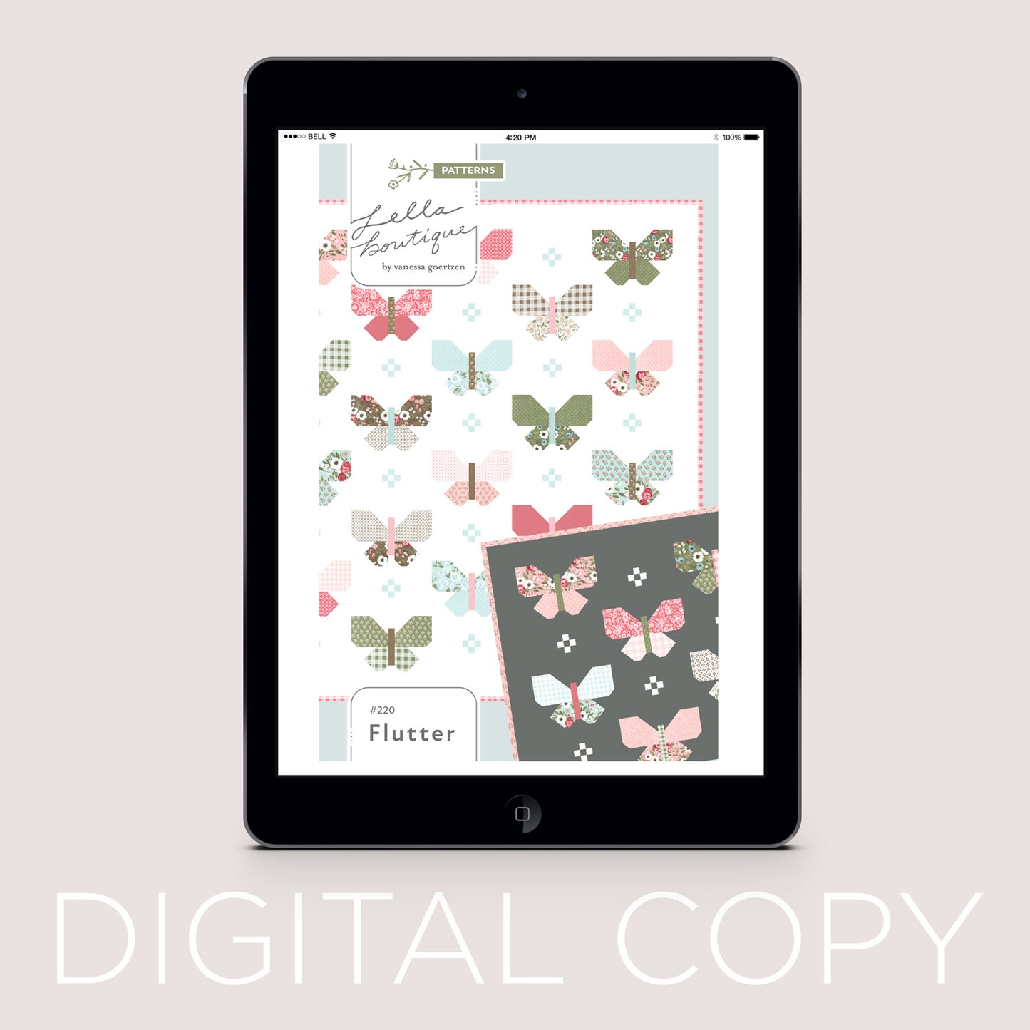 Digital Download - Flutter Quilt Pattern Primary Image