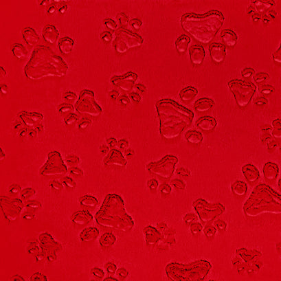 Luxe Cuddle® - Paws Cardinal Minky Yardage