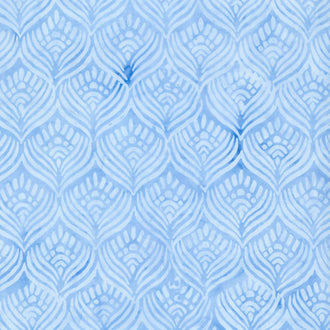 Porcelain Blue Batiks - Feather Blue Powder Blue Yardage
