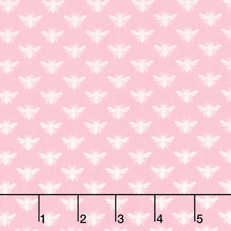 Local Honey - Bee Dot Blush Yardage