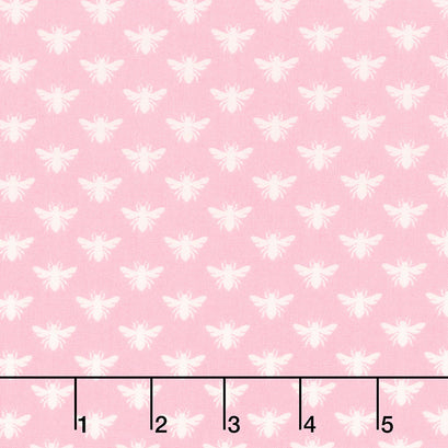 Local Honey - Bee Dot Blush Yardage