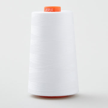 AURIfil 50 WT Cotton Mako Cone Thread White Primary Image