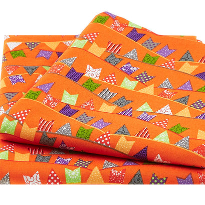 Hometown Halloween - Halloween Flags Orange 2 Yard Cut