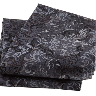 Wilmington Essentials - Flourish Black 108" Wide Backing 2-ish Yard Cut
