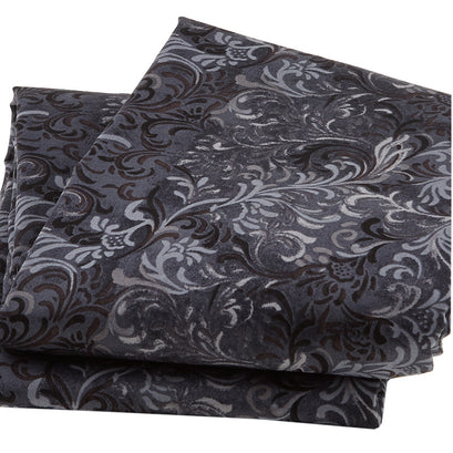 Wilmington Essentials - Flourish Black 108" Wide Backing 2-ish Yard Cut