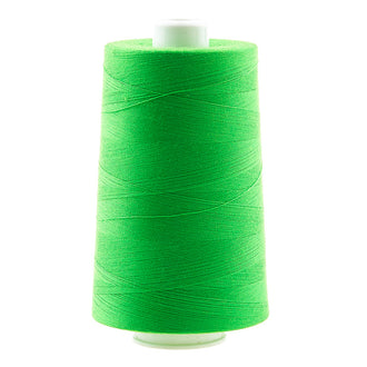 Bright Green OMNI Thread - 6,000 yds (poly-wrapped poly core)