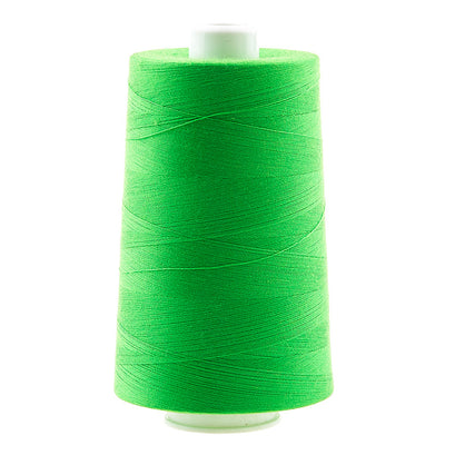 Bright Green OMNI Thread - 6,000 yds (poly-wrapped poly core)