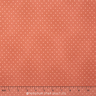 Buggy Barn Basics - Coral Dots Yardage