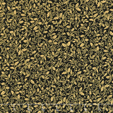 Holiday Charms - Holly Black Metallic Yardage Primary Image