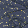 Moonchild - Starfall Midnight Metallic Yardage Alternative View #1