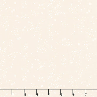 Dawn on the Prairie - Stitch Confetti Unbleached White Yardage