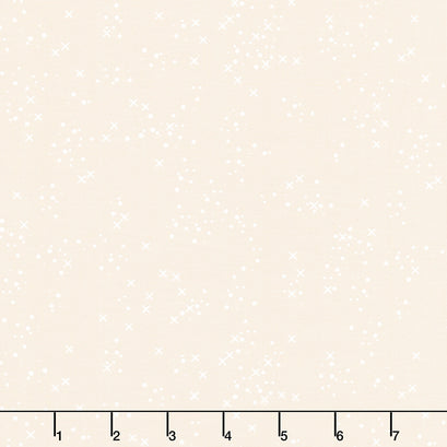 Dawn on the Prairie - Stitch Confetti Unbleached White Yardage