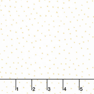 Mon Cheri - Triangles White Yardage