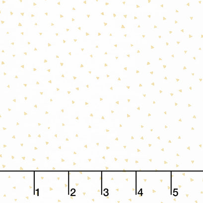 Mon Cheri - Triangles White Yardage