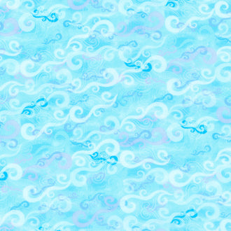Oceanica - Waves Sky Yardage