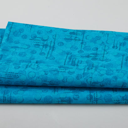 Jot Dot - Dot Texture Teal 108" Wide 3 Yard Cut