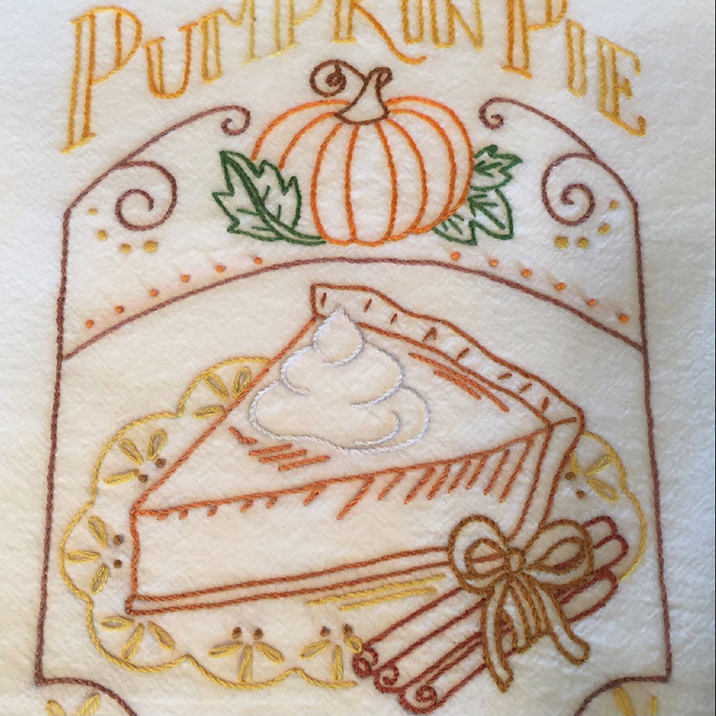 Aunt Martha's Slice of Pie Iron-On Embroidery Pattern Alternative View #2