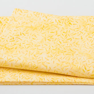 Rainbow Celebration Batiks - Sprinkles Yellow Banana 2 Yard Cut