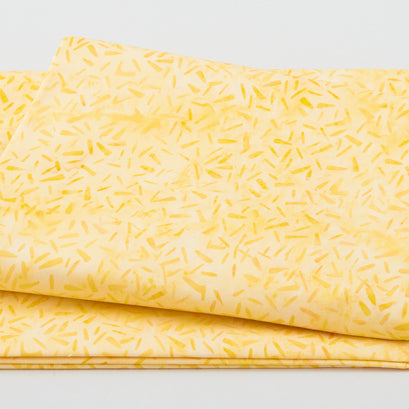 Rainbow Celebration Batiks - Sprinkles Yellow Banana 2 Yard Cut