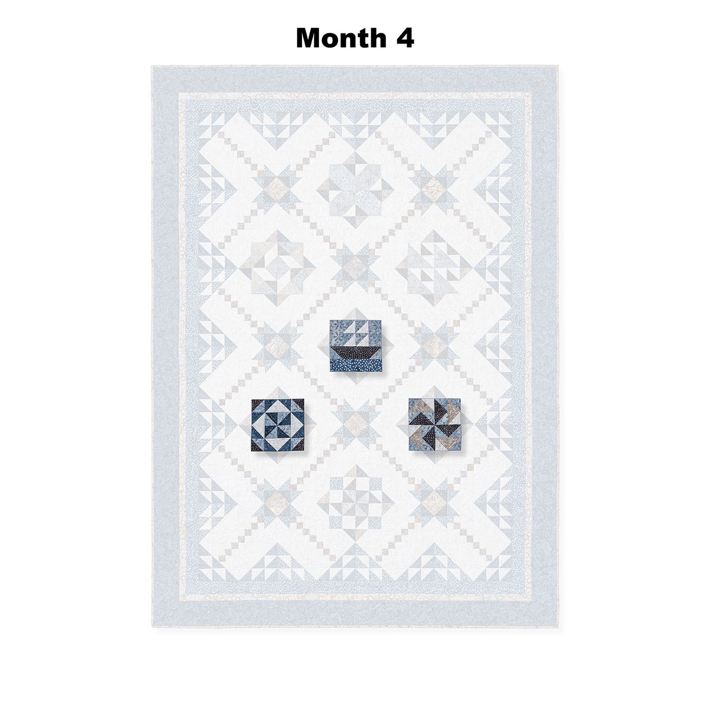 Tonga Lakeside Rough Waters Block of the Month Alternative View #5