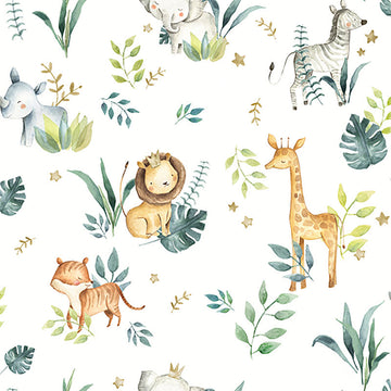 Cuddle® Prints - Safari Babies Multi Digitally Printed Yardage Primary Image