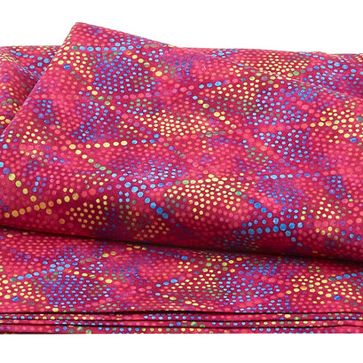 Diamond Dots - Diamond Dots Magenta Multi 3 Yard Cut