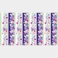 Deborah's Garden - Border Stripe White Multi Yardage Alternative View #1